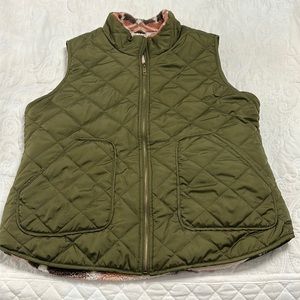 Reversible Quilted Vest NWOT
